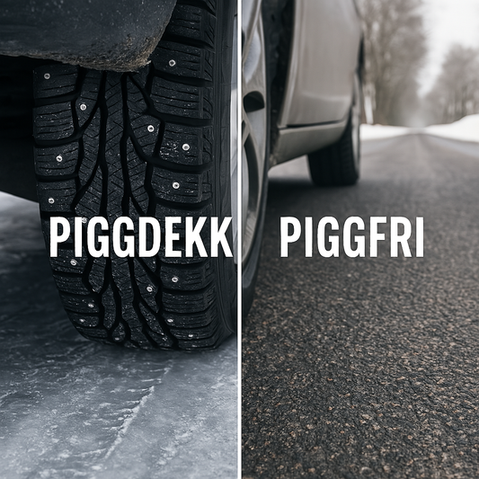 Pigg eller piggfritt? Slik velger du riktig vinterdekk