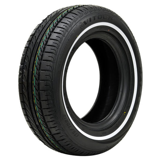 Vitour Galaxy F1 med vit sida 8 mm 155/80-13