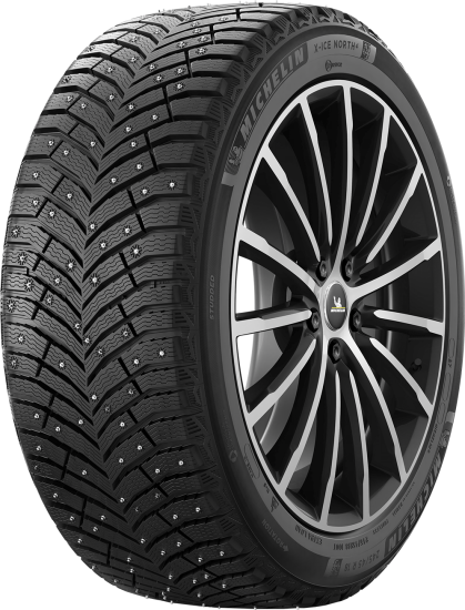 Bilde av Michelin 225/55R17XL 101T X-ICE NORTH 4 TL Studded Vinterdekk for Personbil